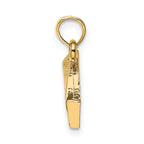 14K Cheese Wedge Charm