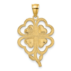 14K 4-Leaf Clover Charm