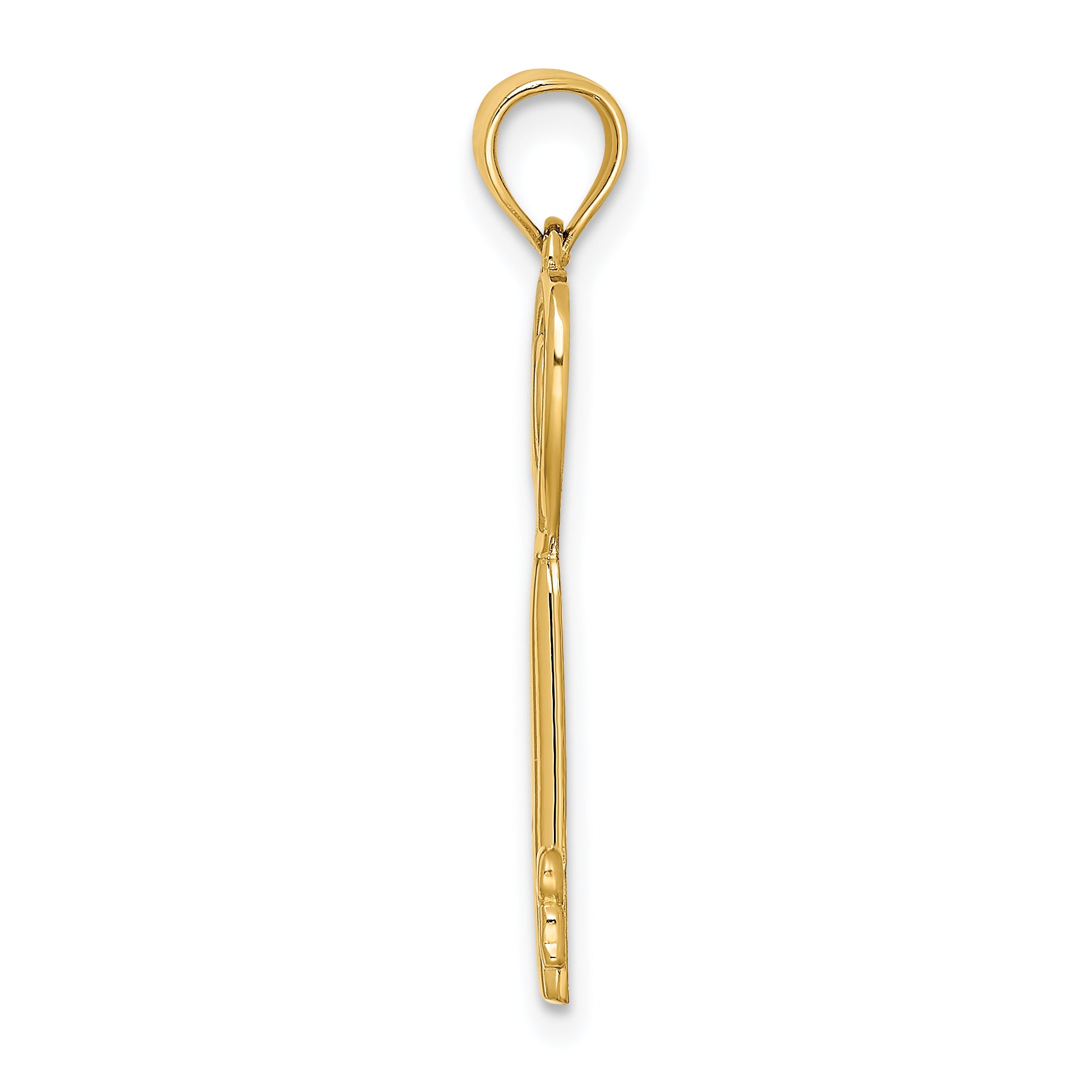 14K Key w/Heart Sweet 16 Pendant Secondary image