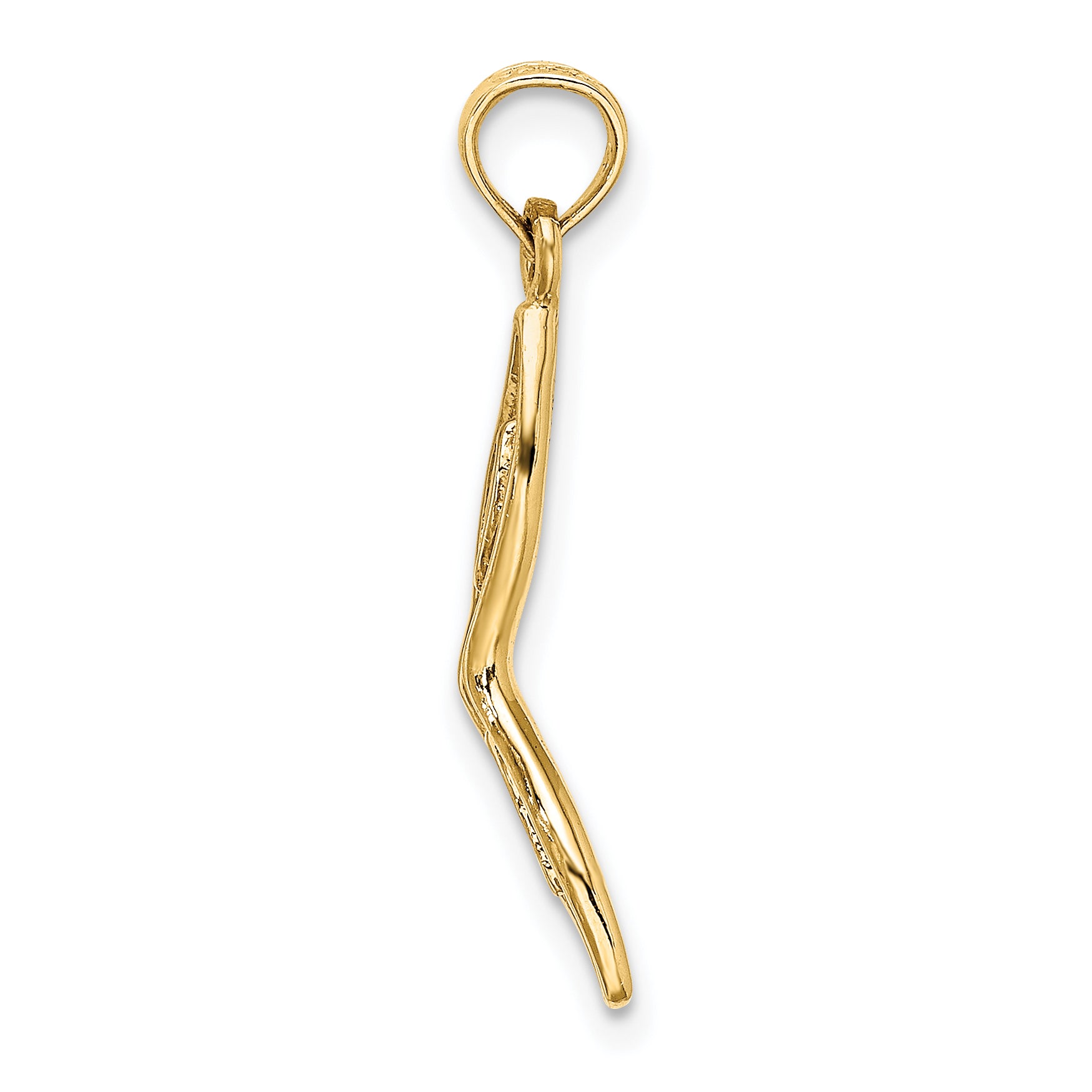 14K 3-D Beveled Masquerade Mask Charm Secondary image