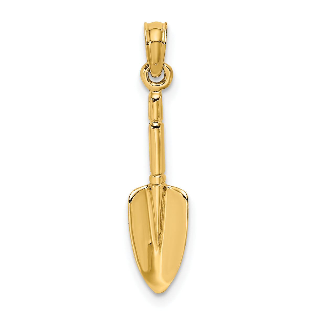 14K 3-D  Trowel Garden Tool Charm