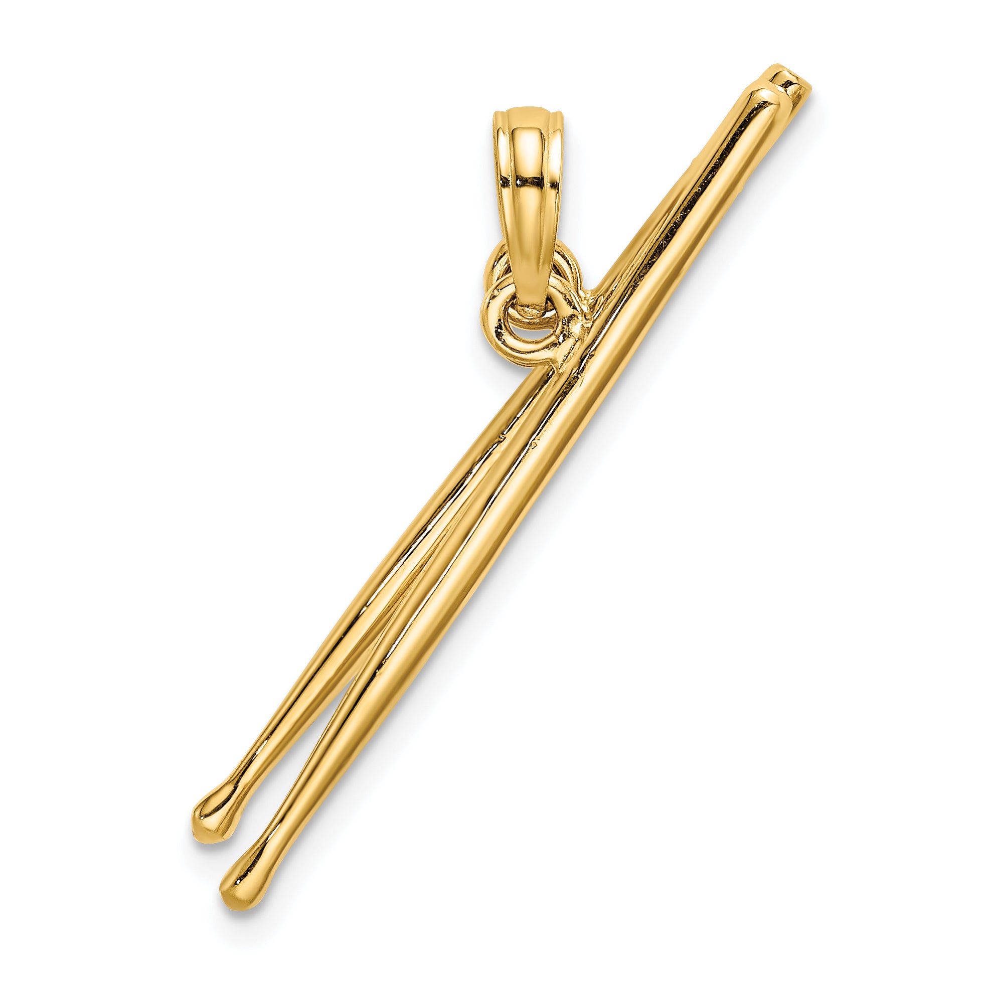 14K 3-D Moveable Drum Sticks Charm Main image