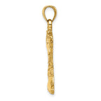 14K Cowboy Boot with Spur Charm