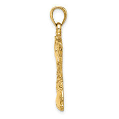 14K Cowboy Boot with Spur Charm