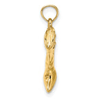 14K 3-D Cowboy Boot Charm