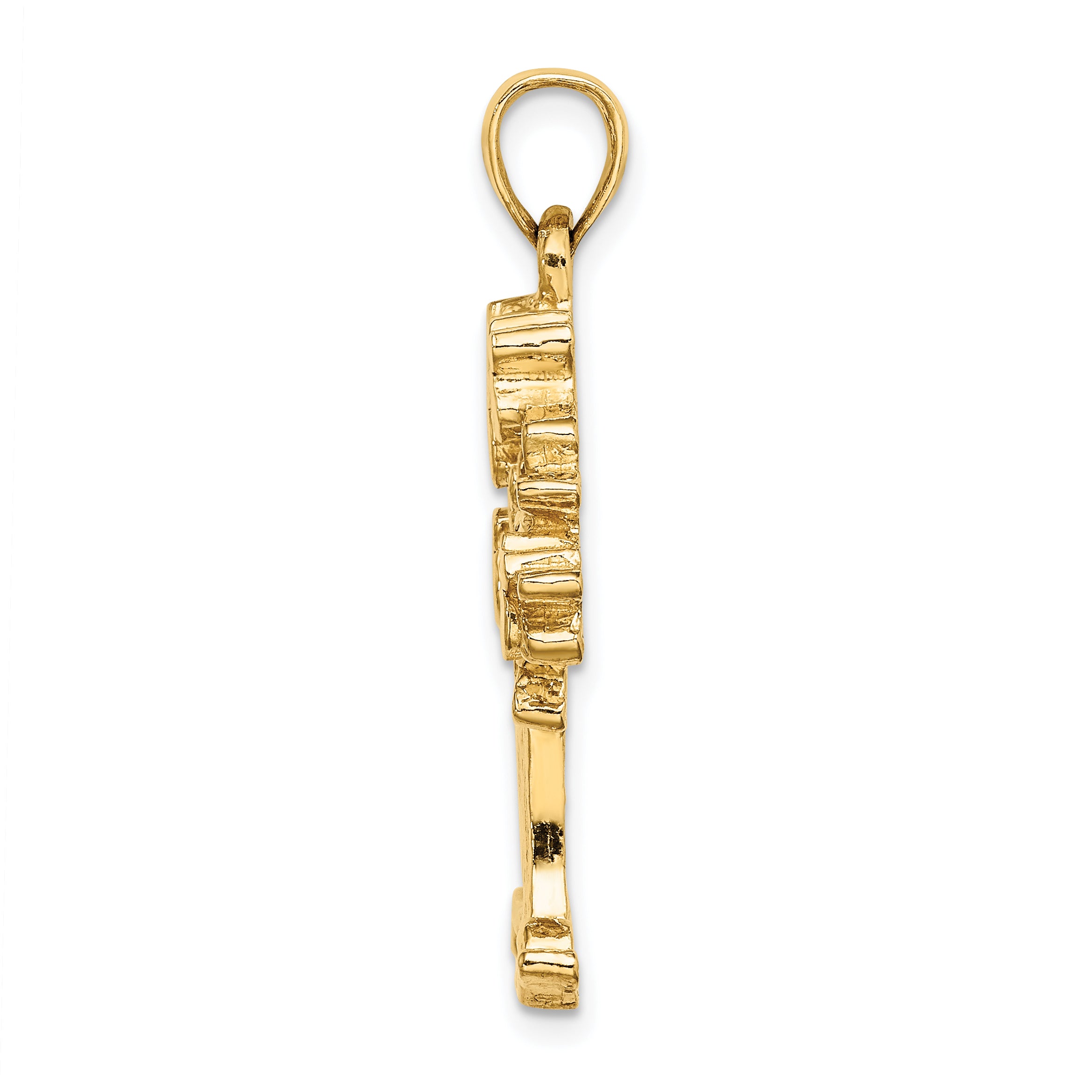 14K Cut-Out Money Tree Charm Secondary image
