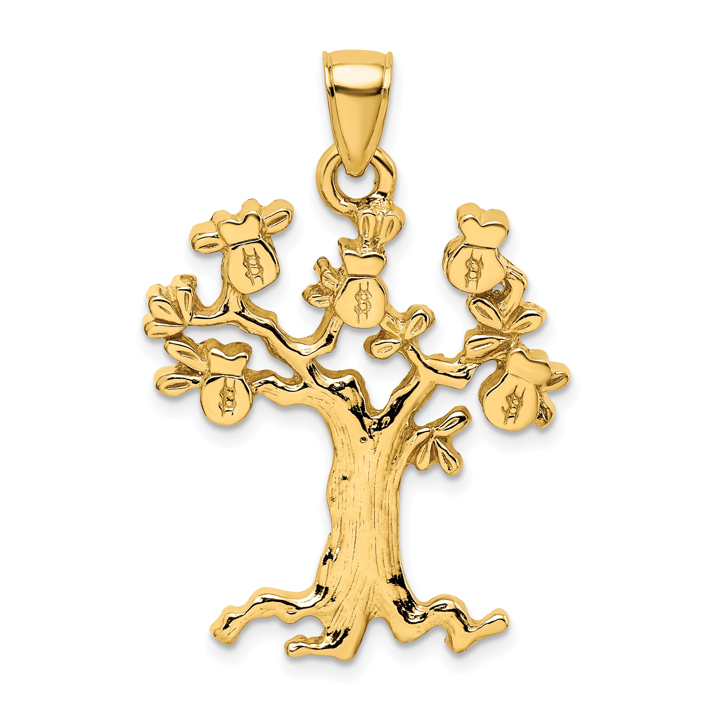 14K Cut-Out Money Tree Charm Main image
