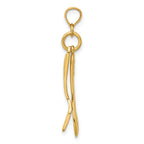 14K 3-D Moveable Spoon and Spatula Charm
