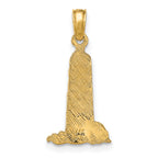 14K Small Lighthouse W/Building Charm