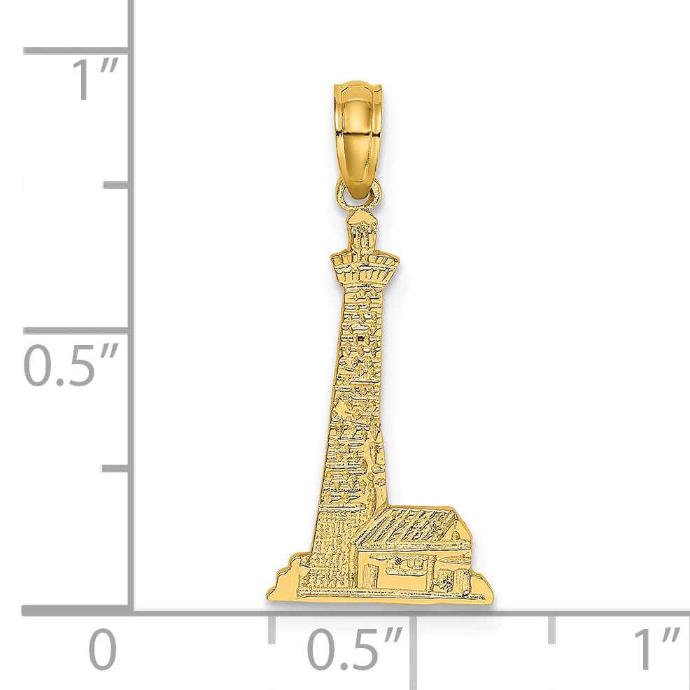 14K Lighthouse w/ Building Charm