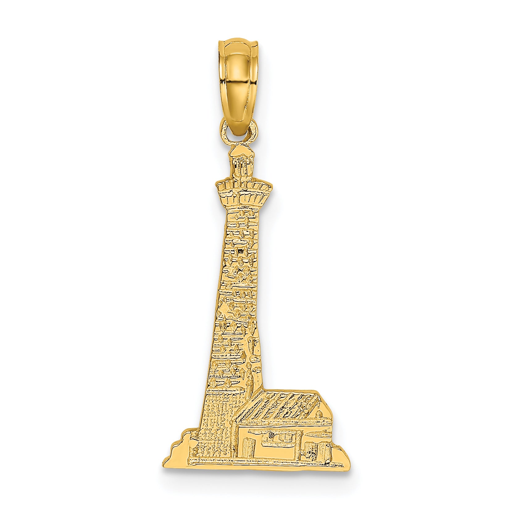 14K Lighthouse w/ Building Charm Main image