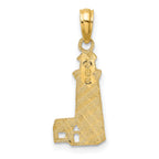 14K Lighthouse Charm
