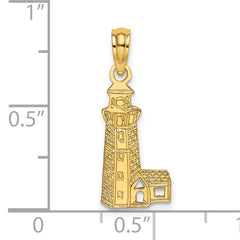14K Lighthouse Charm