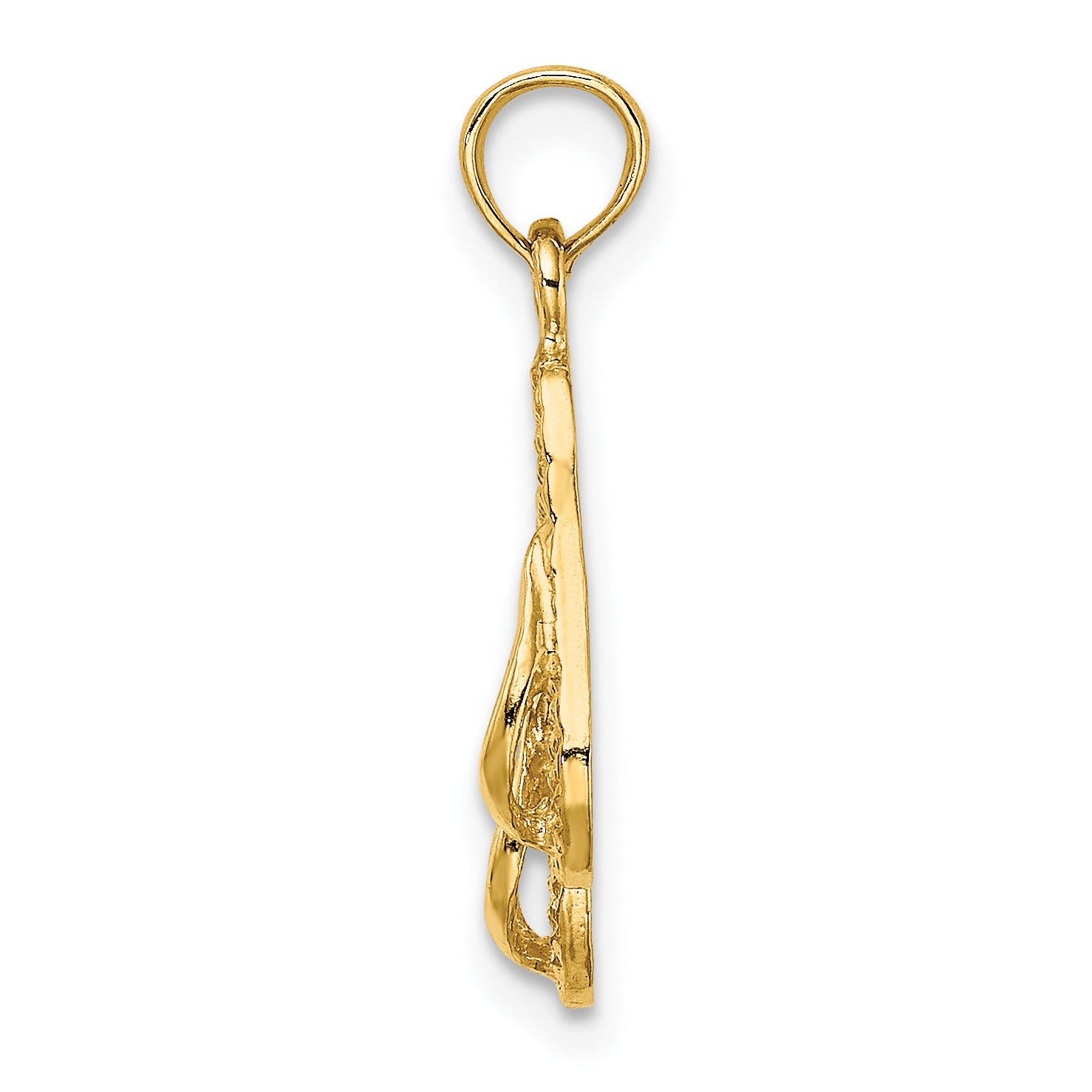 14K ANTIGUA, W.I. Double Flip-Flop Charm Secondary image