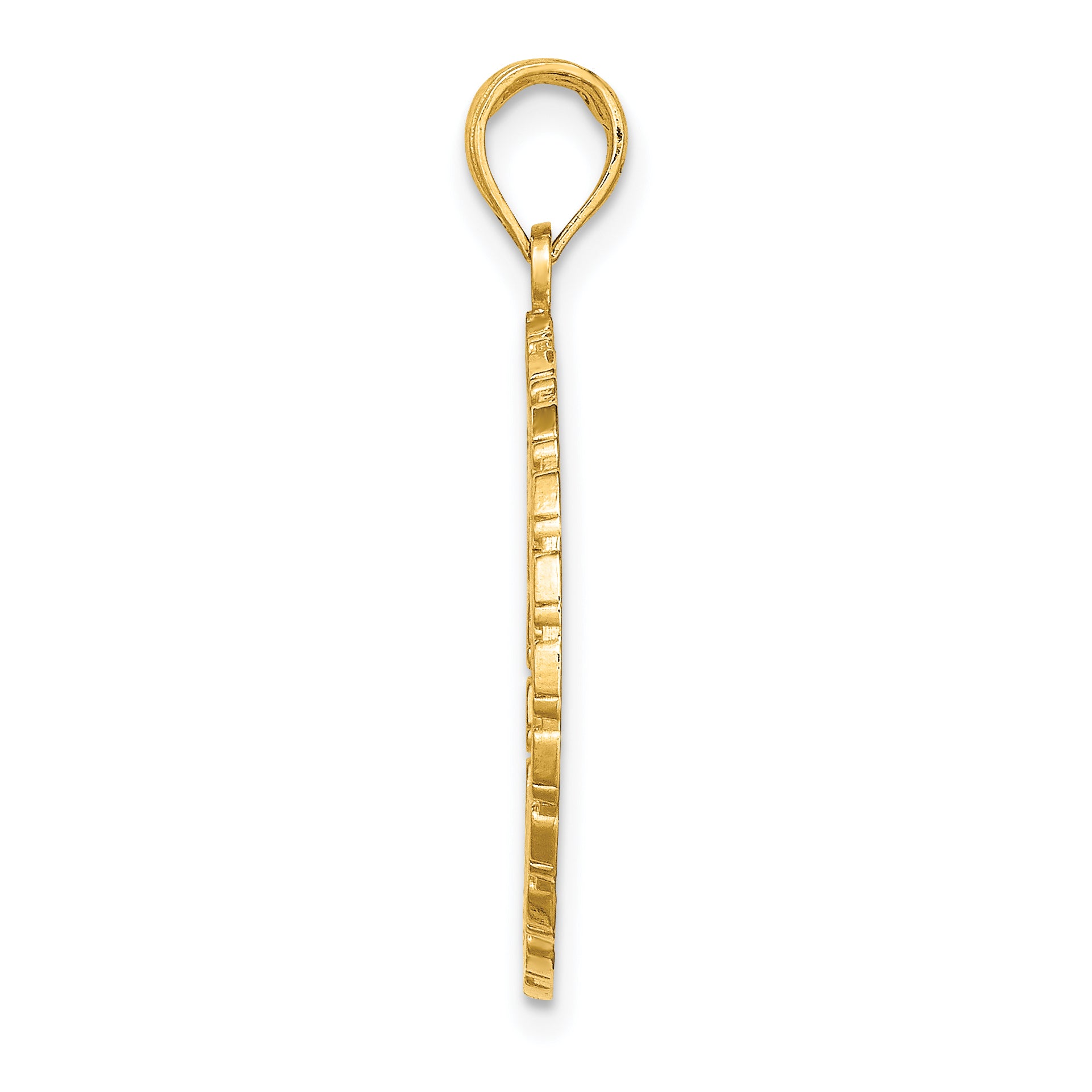 14K PUERTO RICO Palm Tree Charm Secondary image