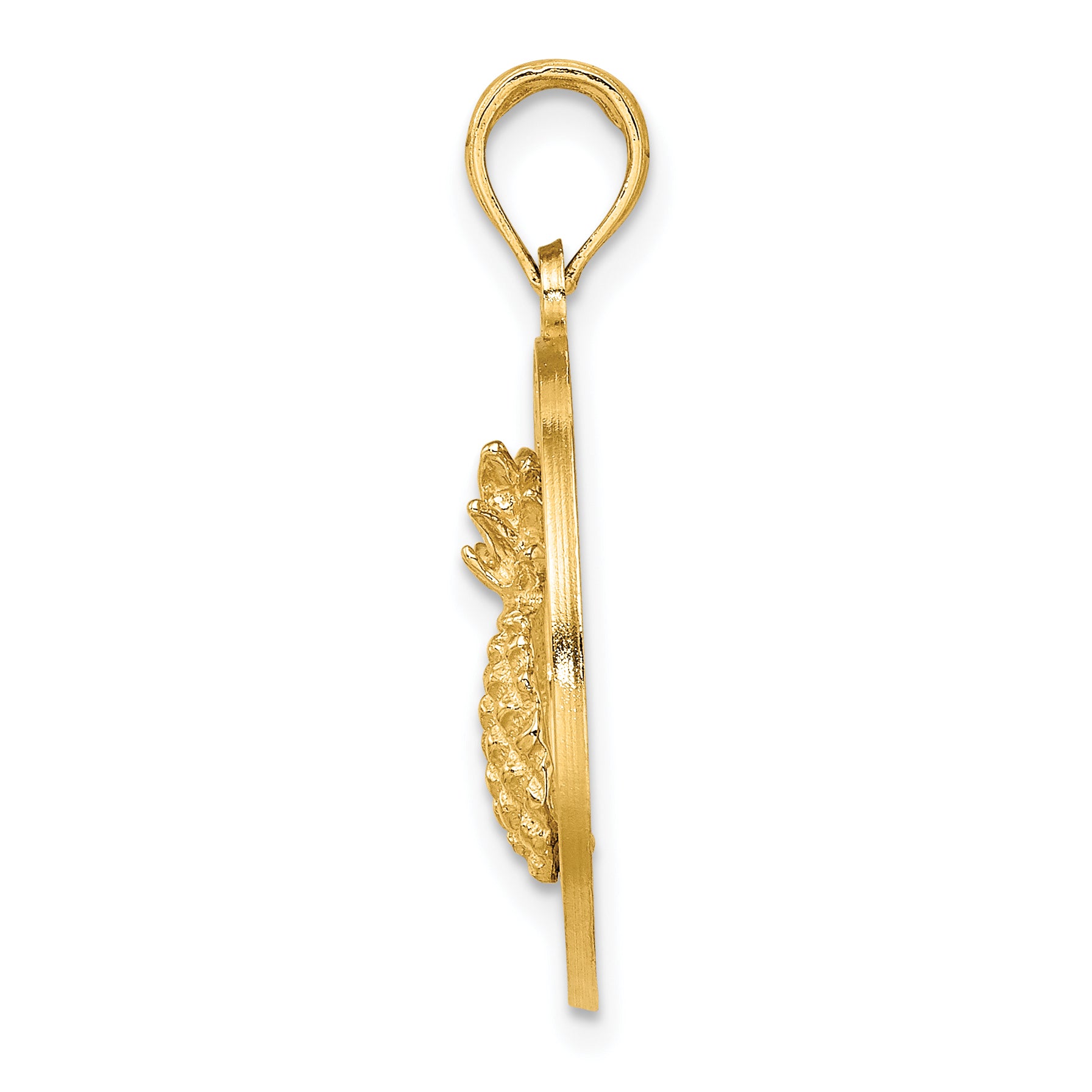 14K CHARLESTON Pineapple Charm Secondary image