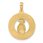 14K CHARLESTON Pineapple Charm