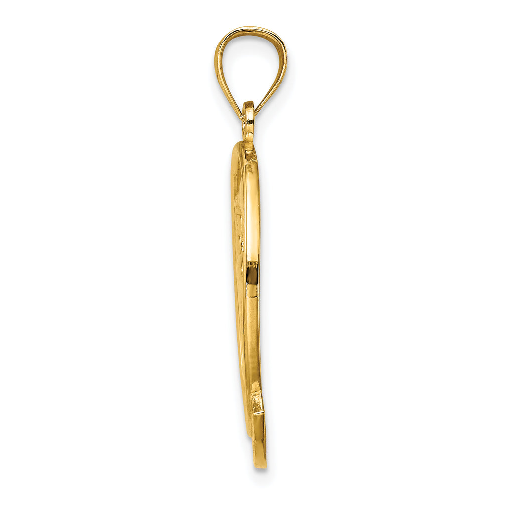 14K SARASOTA w/ Dolphin Sunset Scene Charm