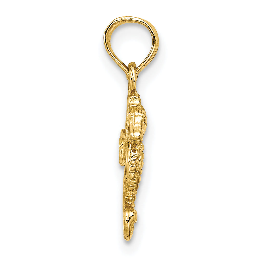14K Mini Seahorse Charm