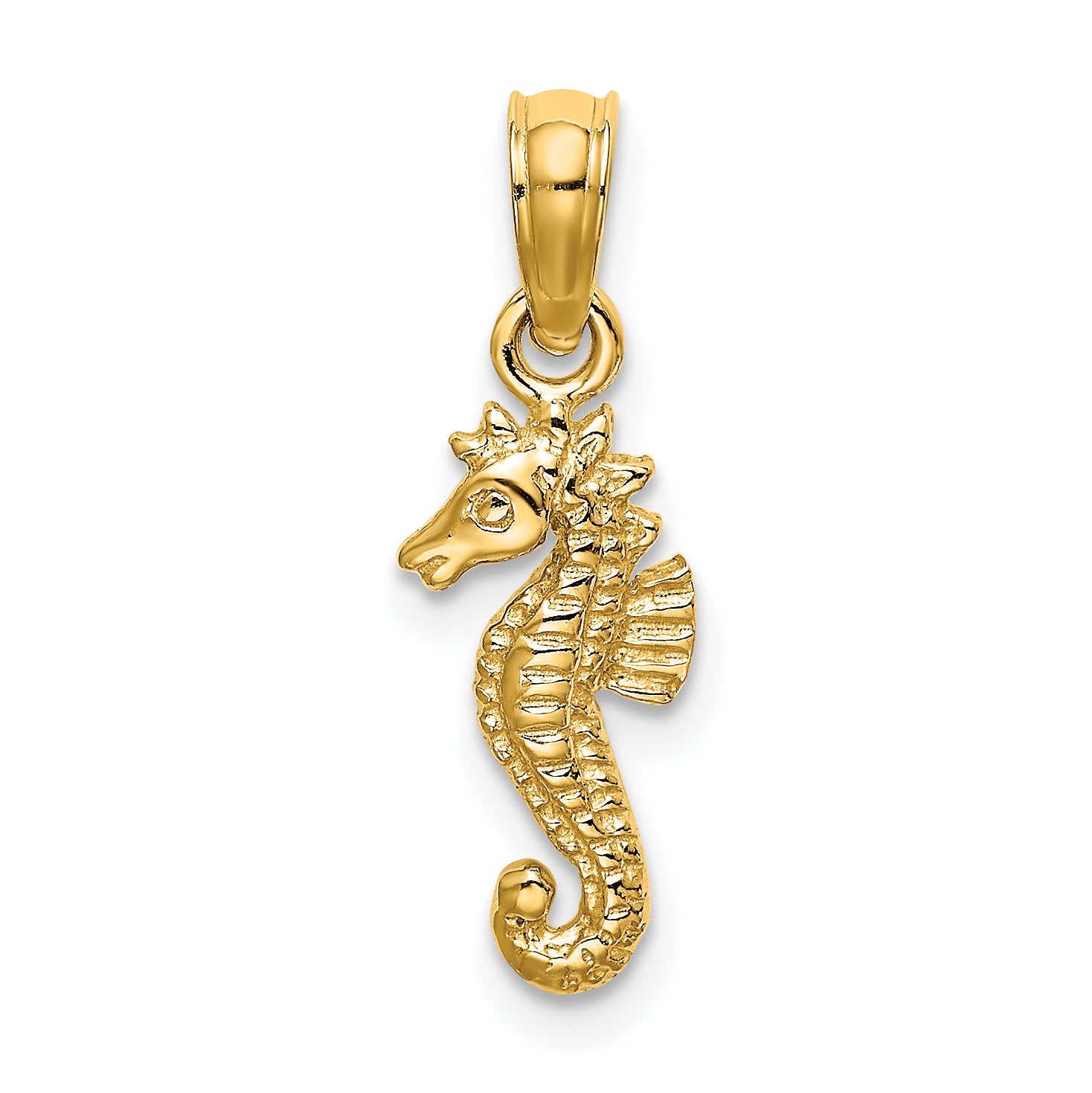 14K Mini Seahorse Charm Main image