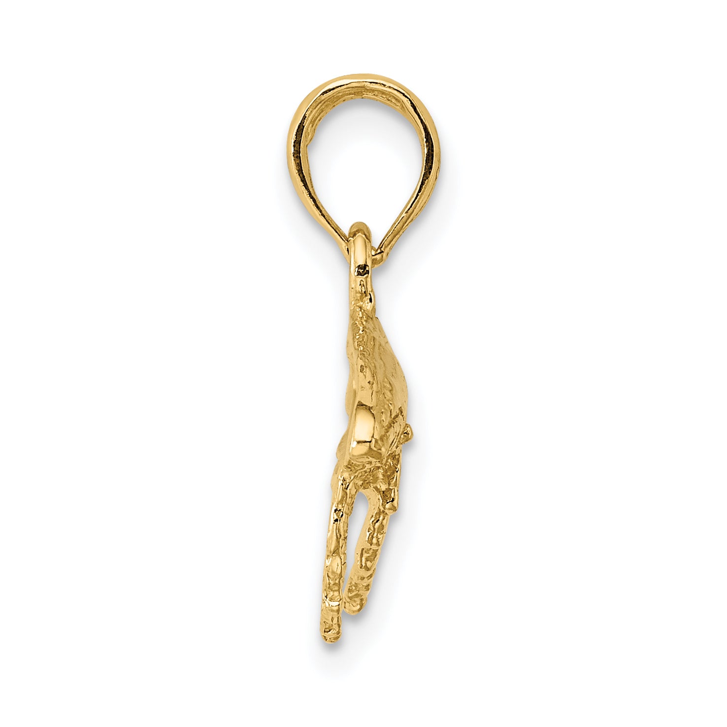 14K 2-D Whale Charm Secondary image