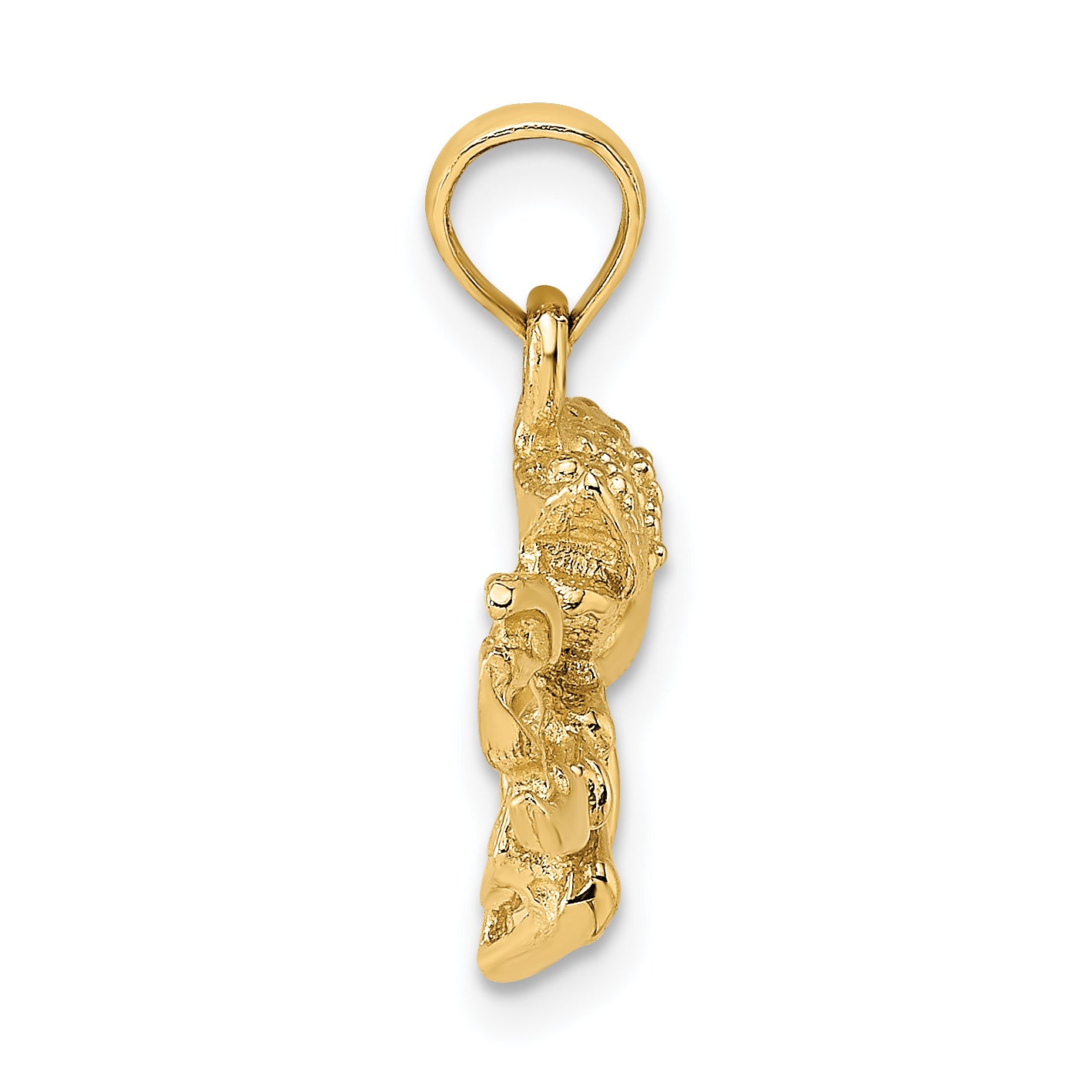 14K Textured Crawfish Charm Secondary image