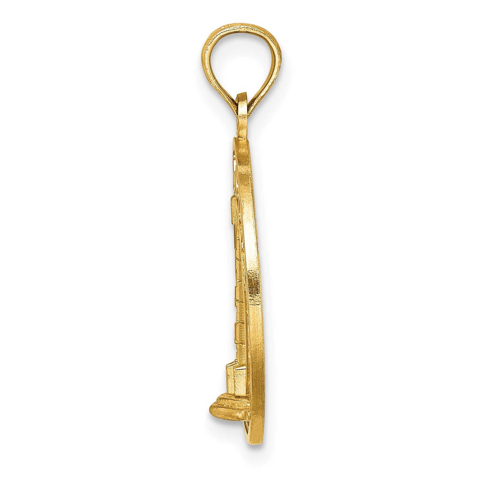 14K OCEAN CITY w/ Lighthouse Charm Secondary image