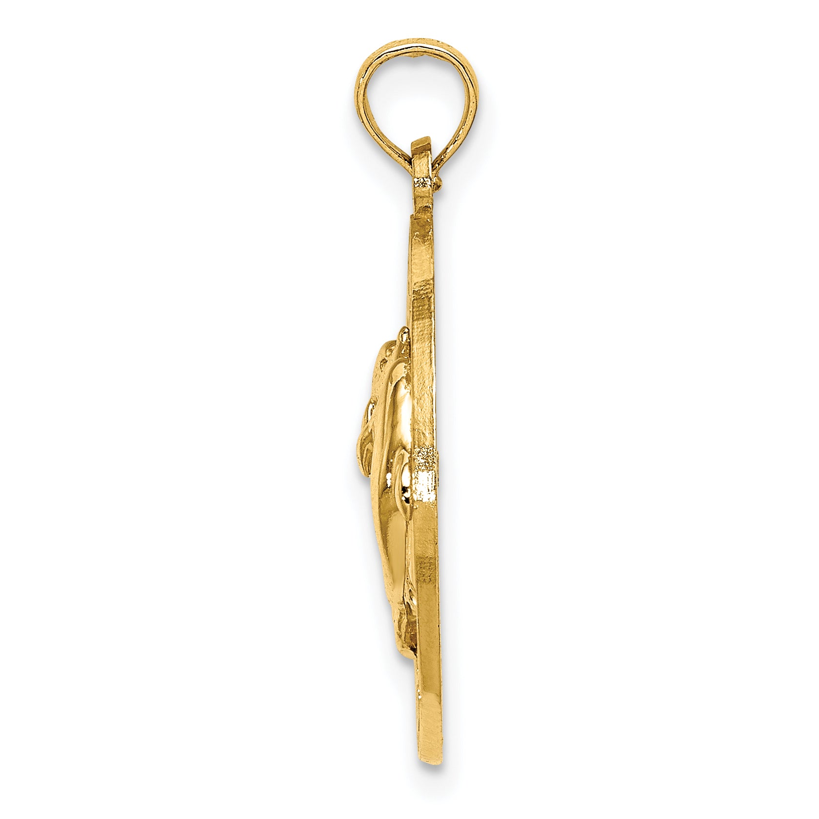 14K OCEAN CITY, NJ w/ Dolphin Charm Secondary image