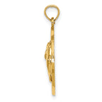 14K OCEAN CITY, NJ w/ Dolphin Charm