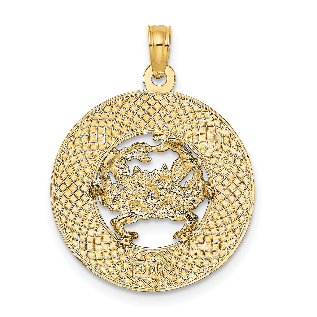 14K ANNAPOLIS MD Crab Charm
