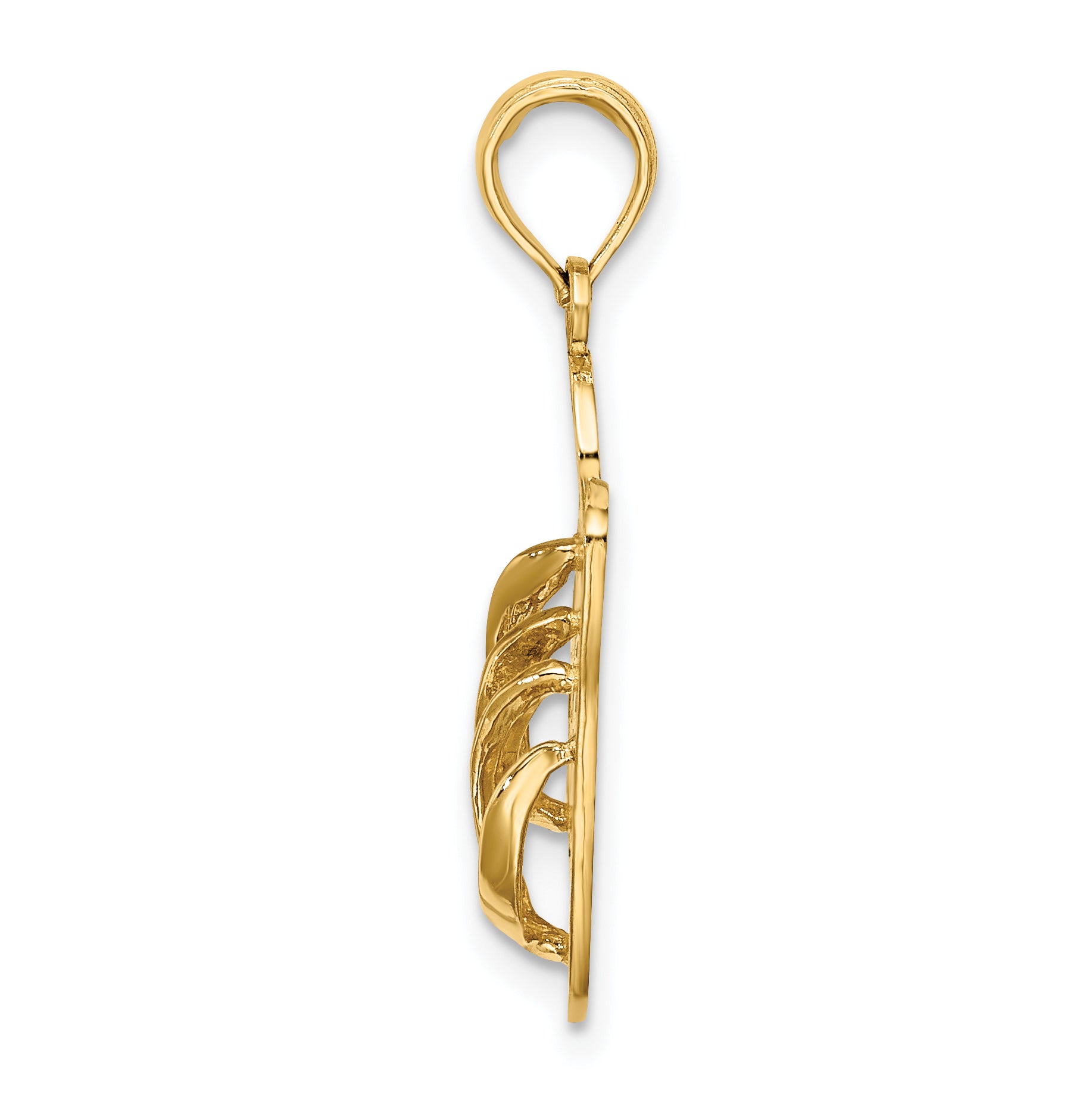 14K TURKS AND CAICOS Double Flip-Flop Charm Secondary image