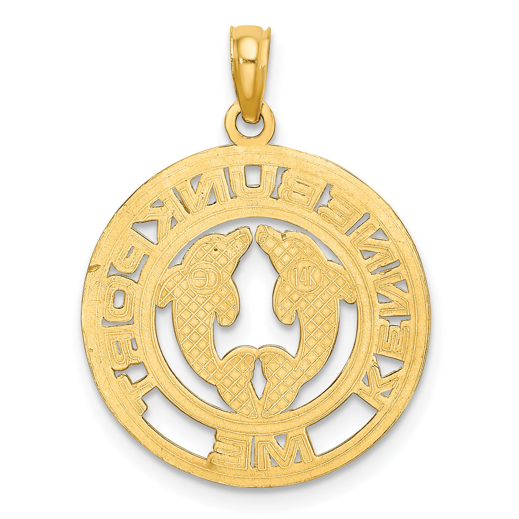 14K KENNEBUNKPORT Dolphins Charm