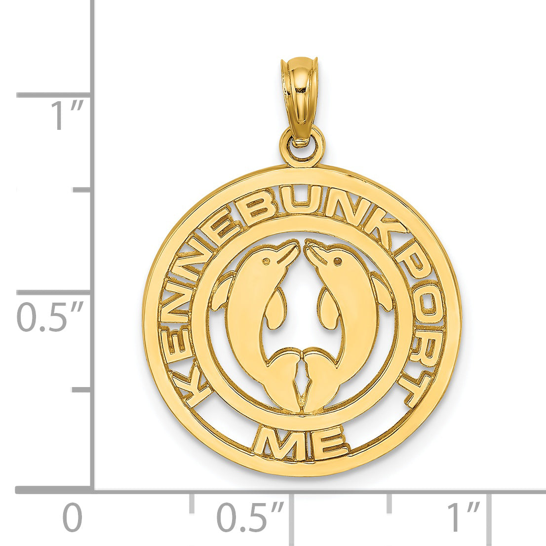 14K KENNEBUNKPORT Dolphins Charm