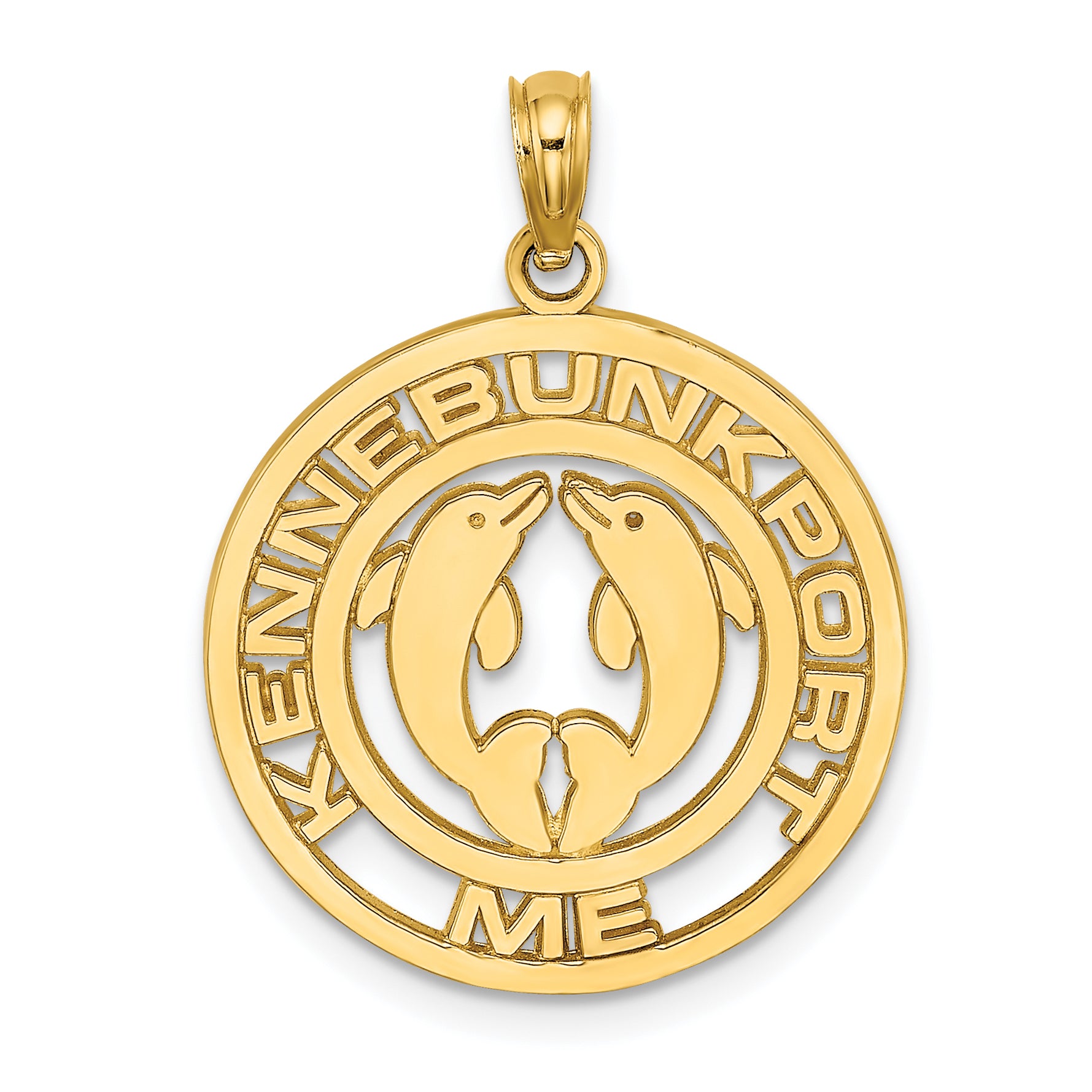 14K KENNEBUNKPORT Dolphins Charm Main image