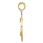 14K SAINT AUGUSTINE w/Lighthouse Circle Charm