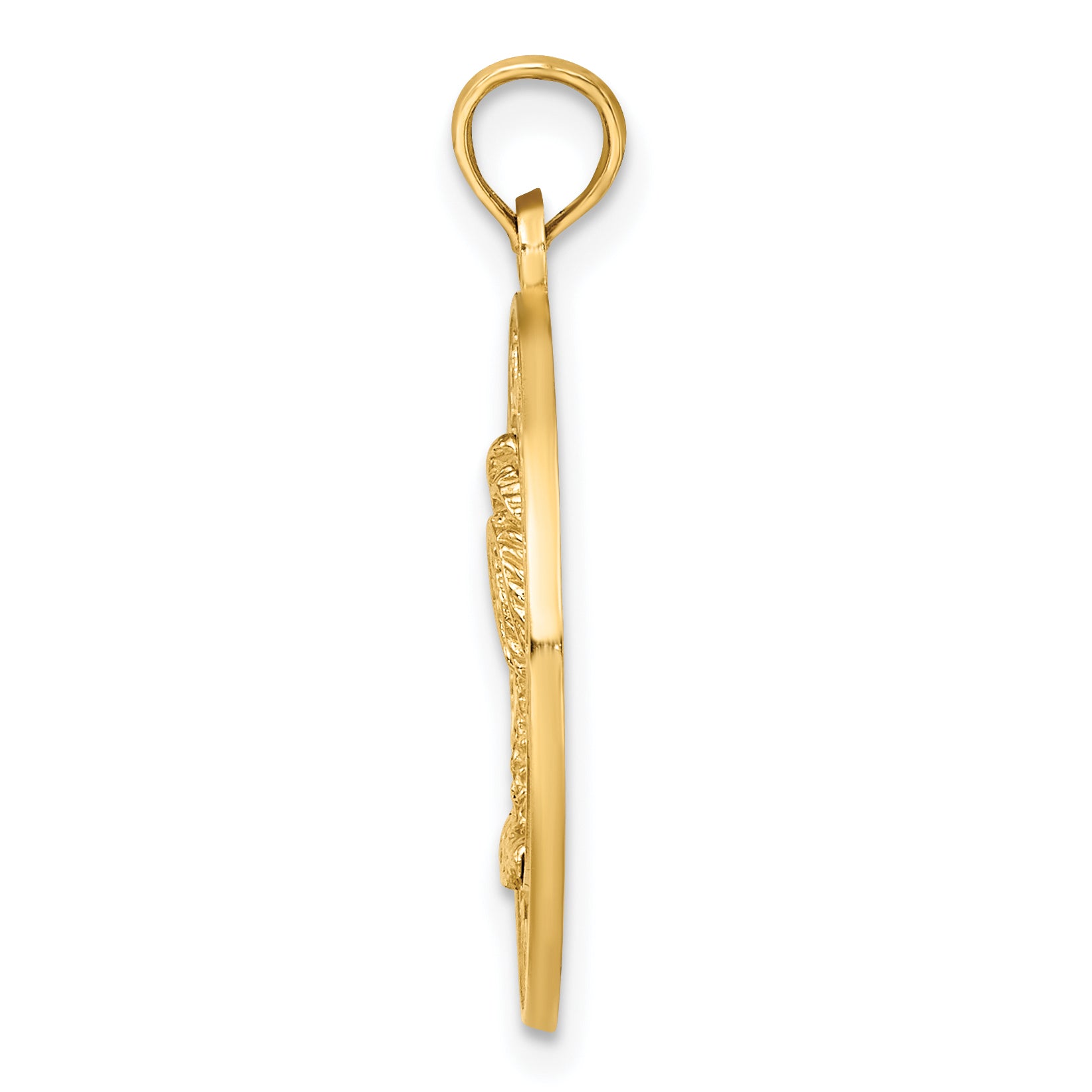 14K CHARLESTON Palm Tree Charm Secondary image