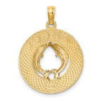 14K CANCUN w/Dolphin Circle Charm