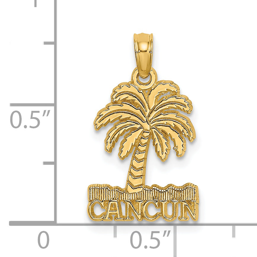 14K CANCUN Under Palm Tree Charm Secondary image