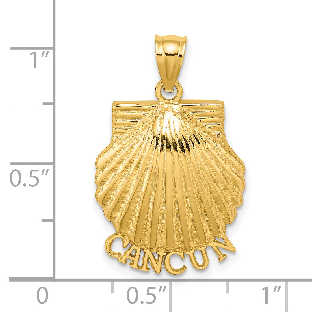 14K CANCUN Scallop Shell Charm Secondary image