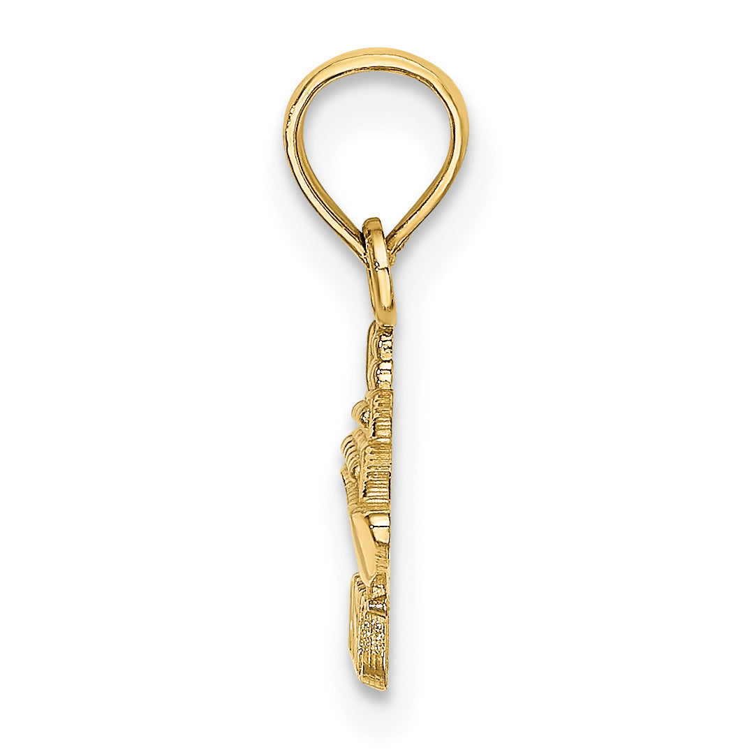 14K NASSAU Cruise Ship Charm Secondary image