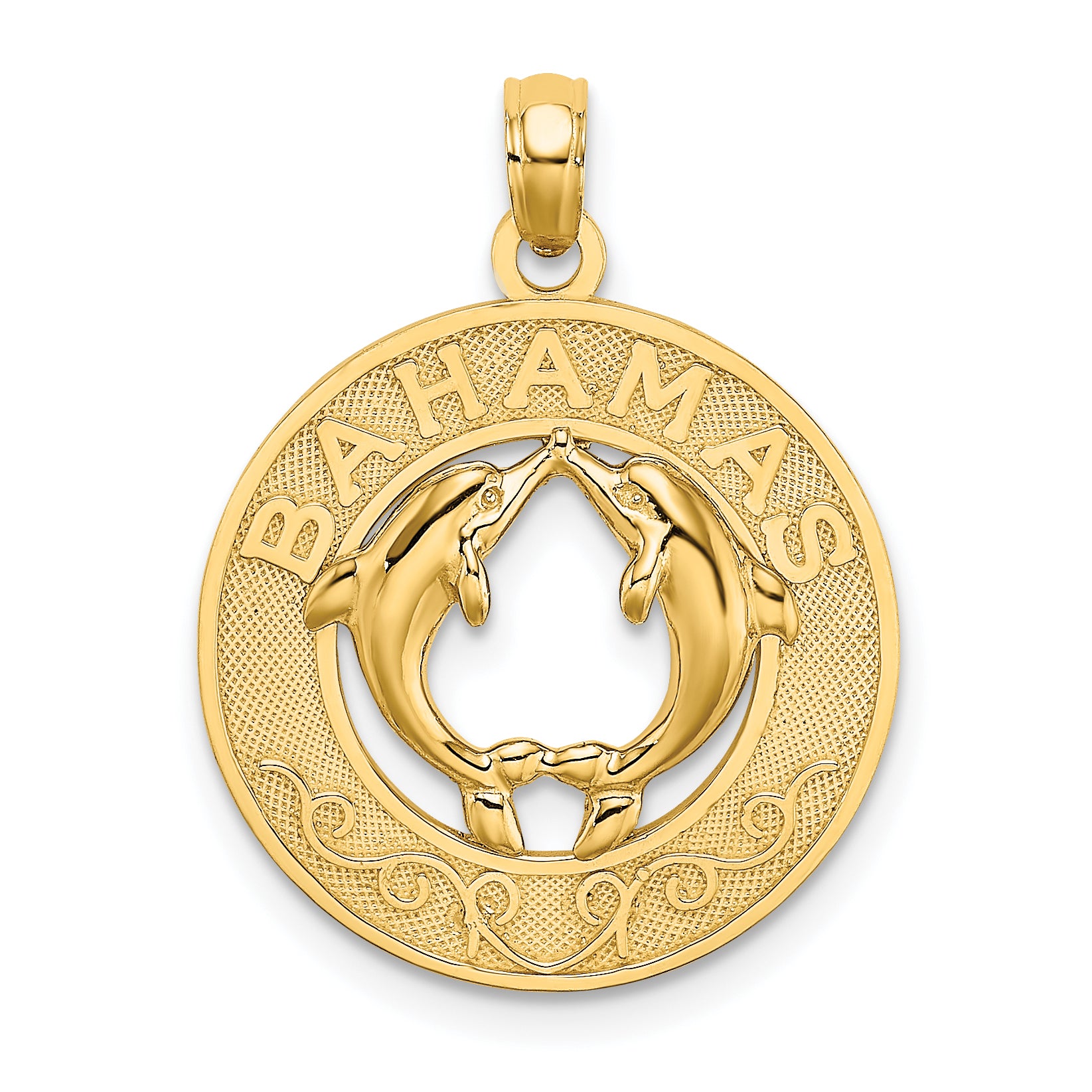 14K BAHAMAS Dolphin Charm Main image
