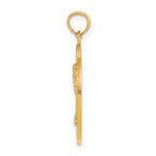 14K KEY WEST w/Palm Tree Circle Charm