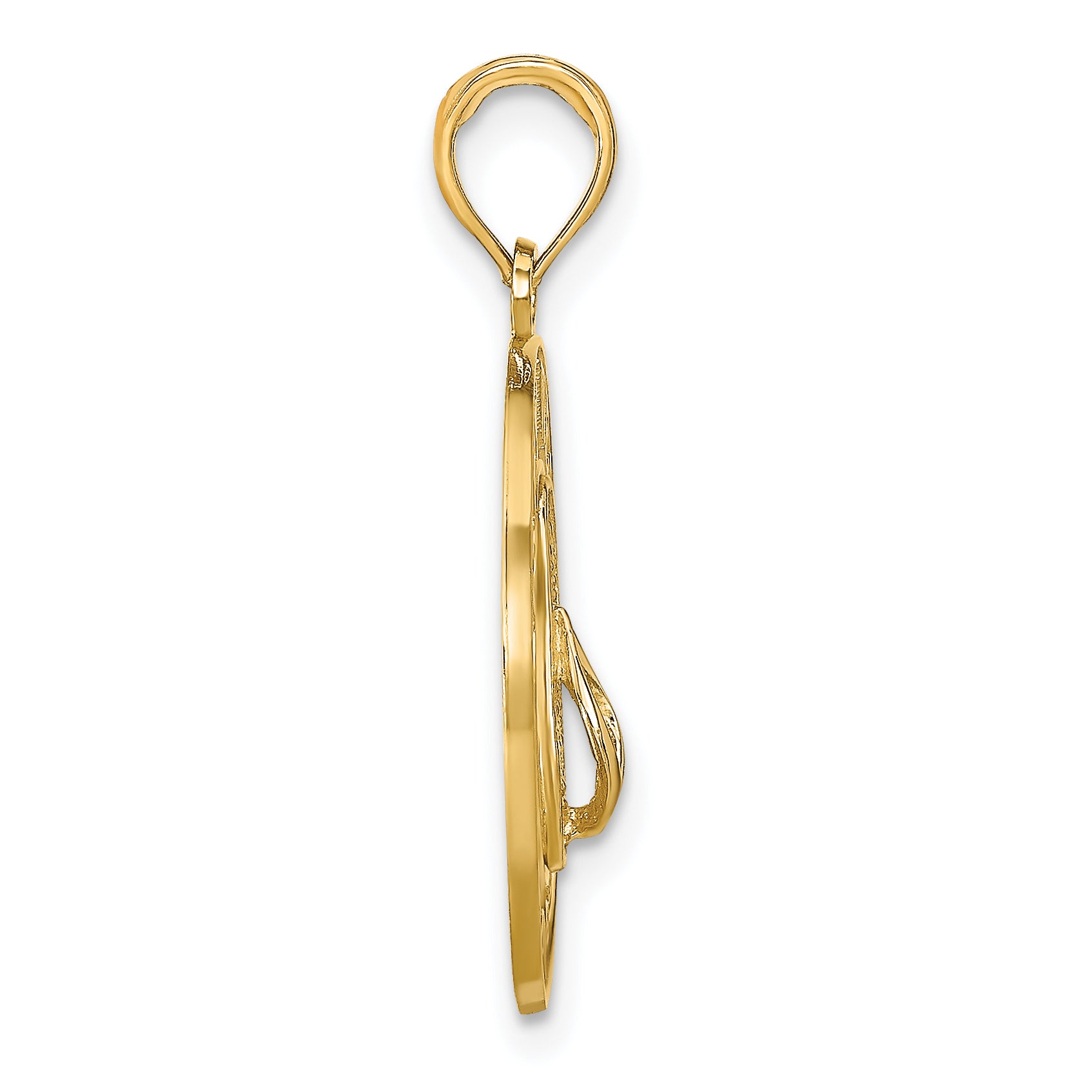14k KEY WEST Flip Flop Pendant Secondary image