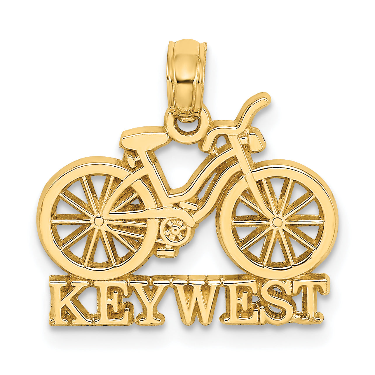 14K KEY WEST Bicycle Charm Main image