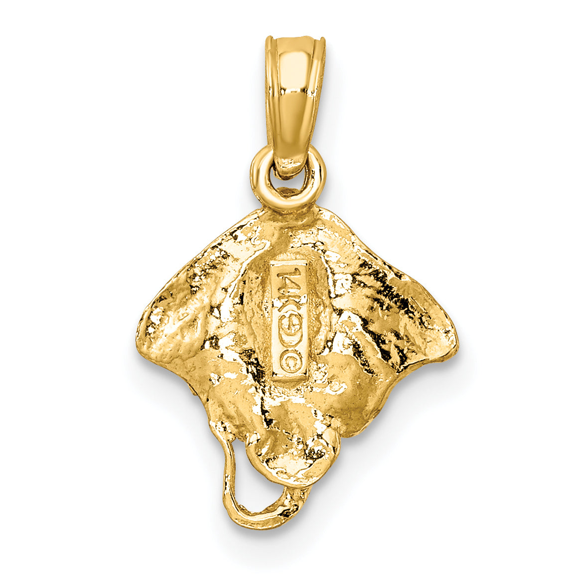 14K Stingray Charm