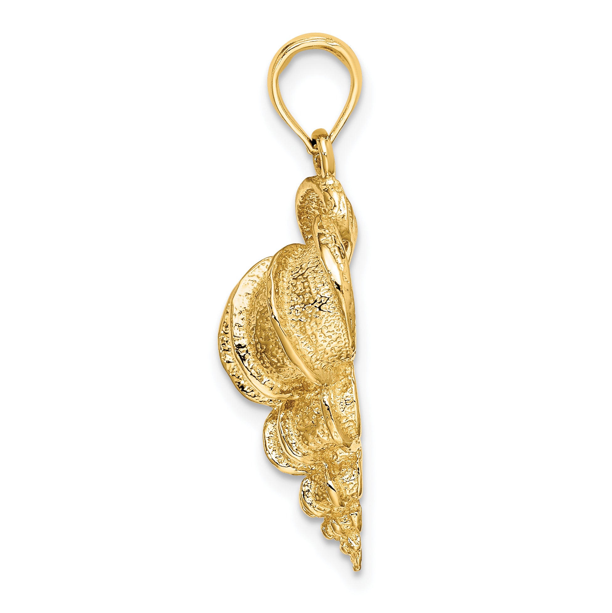 14K Wentletrap Shell Charm Secondary image