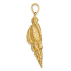 14K Wentletrap Shell Charm