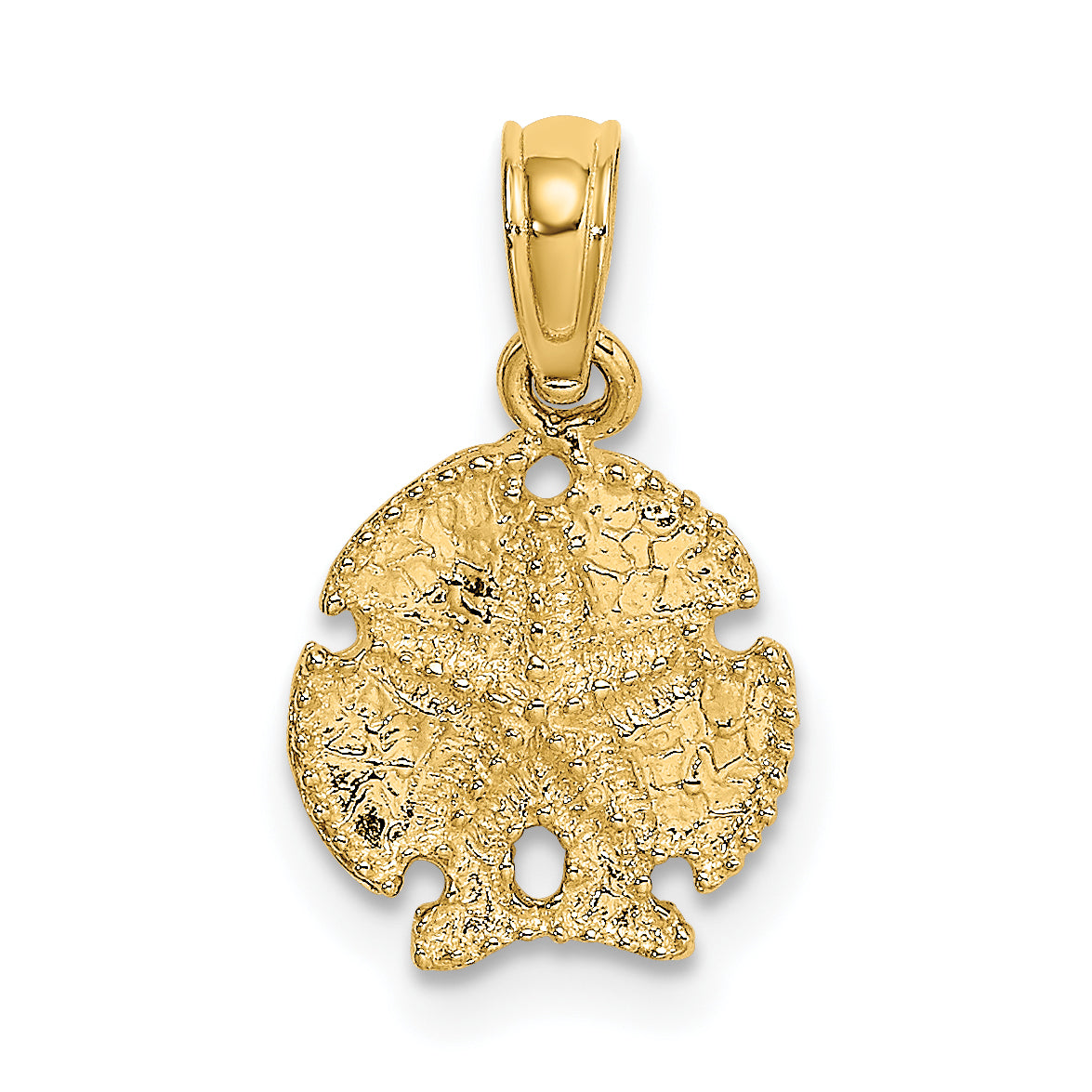 14K Starfish on Sand Dollar Pendant Main image