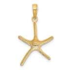 14K Dancing Starfish Charm
