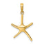14K Dancing Starfish Charm
